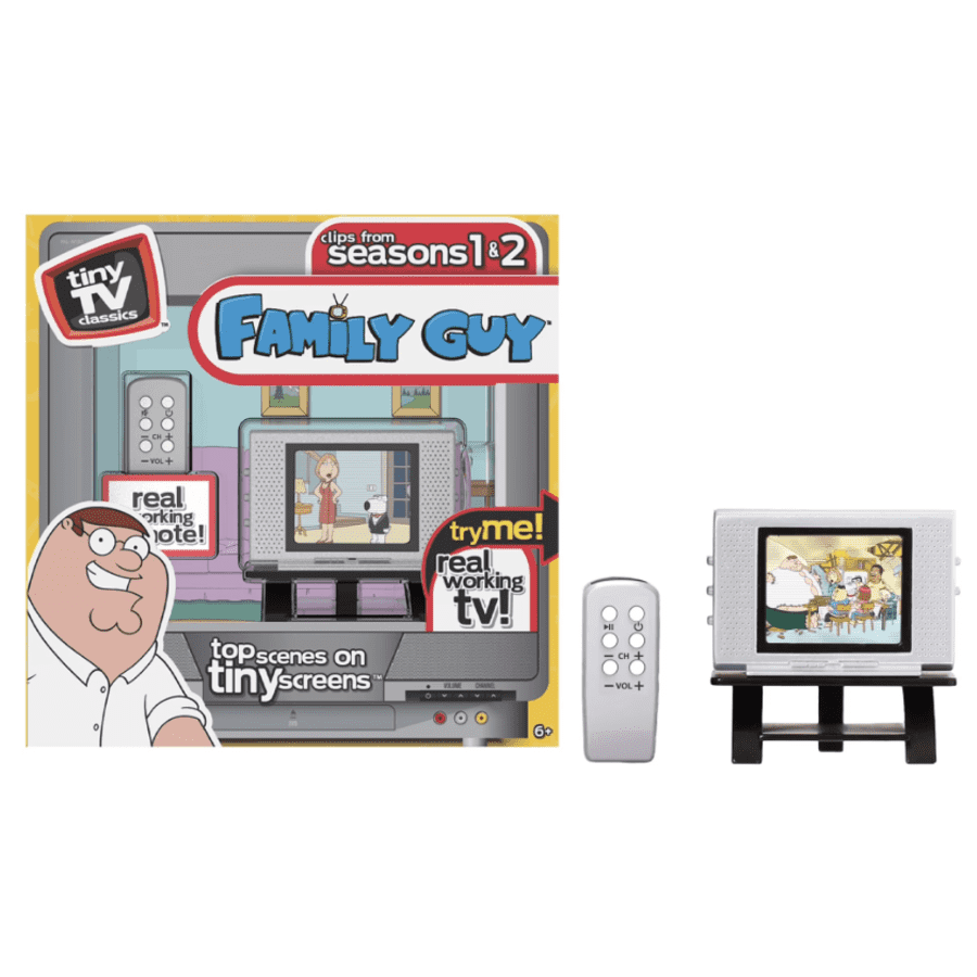 Basic Fun Family Guy Real Working TV w/ Remote: $5