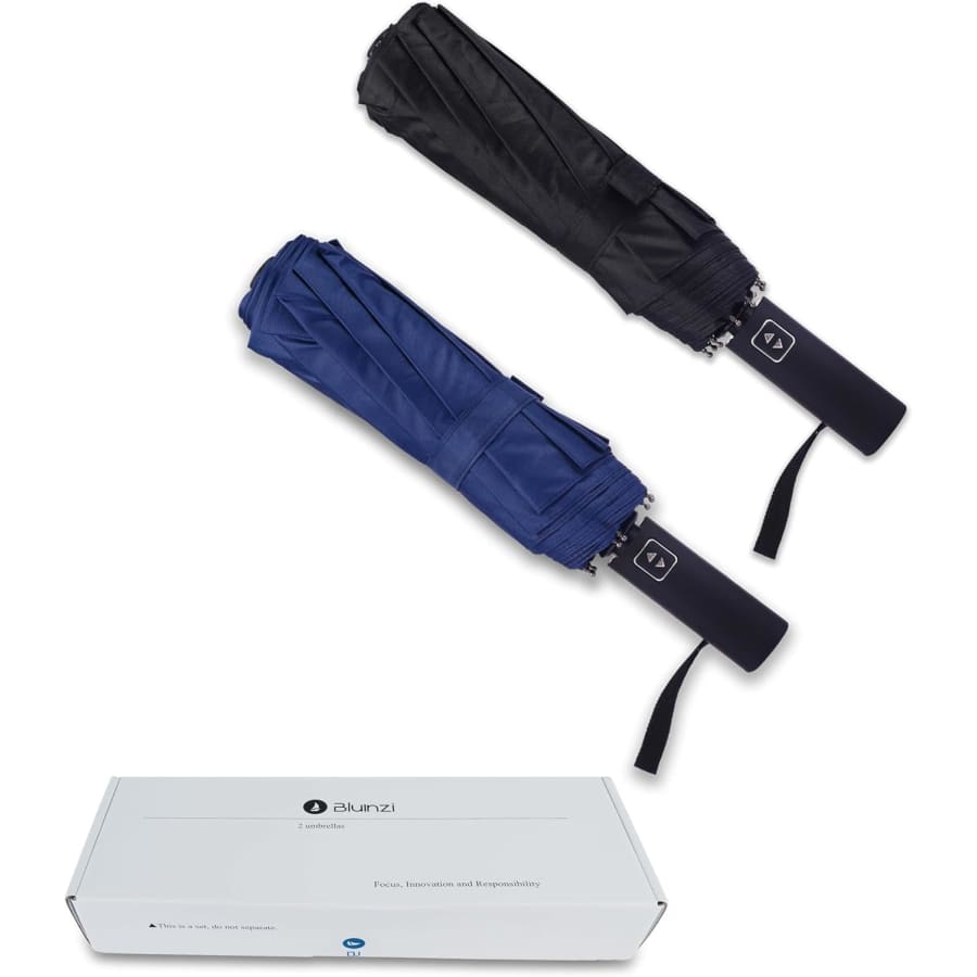Bluinzi 46" Compact Travel Umbrella 2-Pack: $12.99