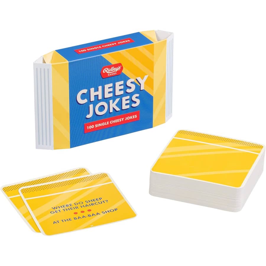 Cheesy or Corny Joke Card 100-Pack: $8 Cheesy or Corny Joke Card 100-Pack: $8