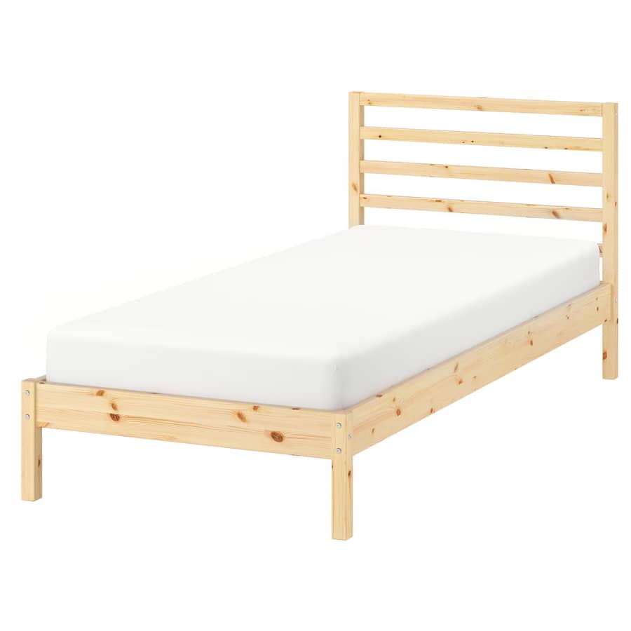 IKEA Tarva Solid Pine Twin Bed: $69 IKEA Tarva Solid Pine Twin Bed: $69