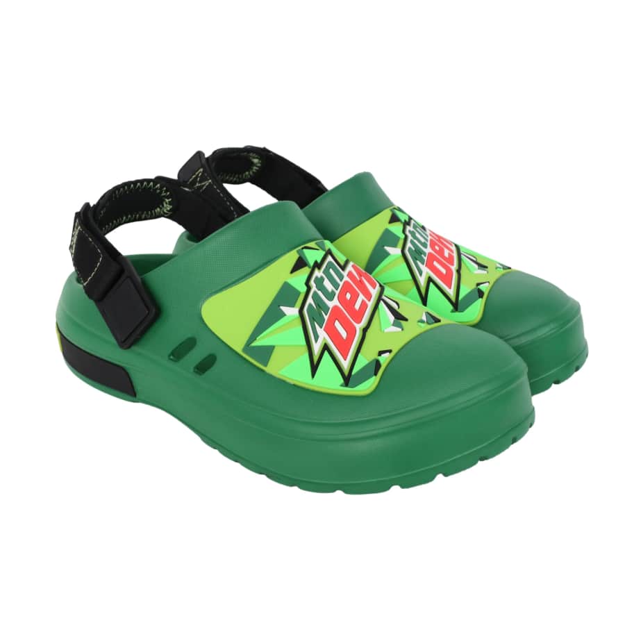 Ground Up Men's Mountain Dew Clog Sandals: $10 Ground Up Men's Mountain Dew Clog Sandals: $10