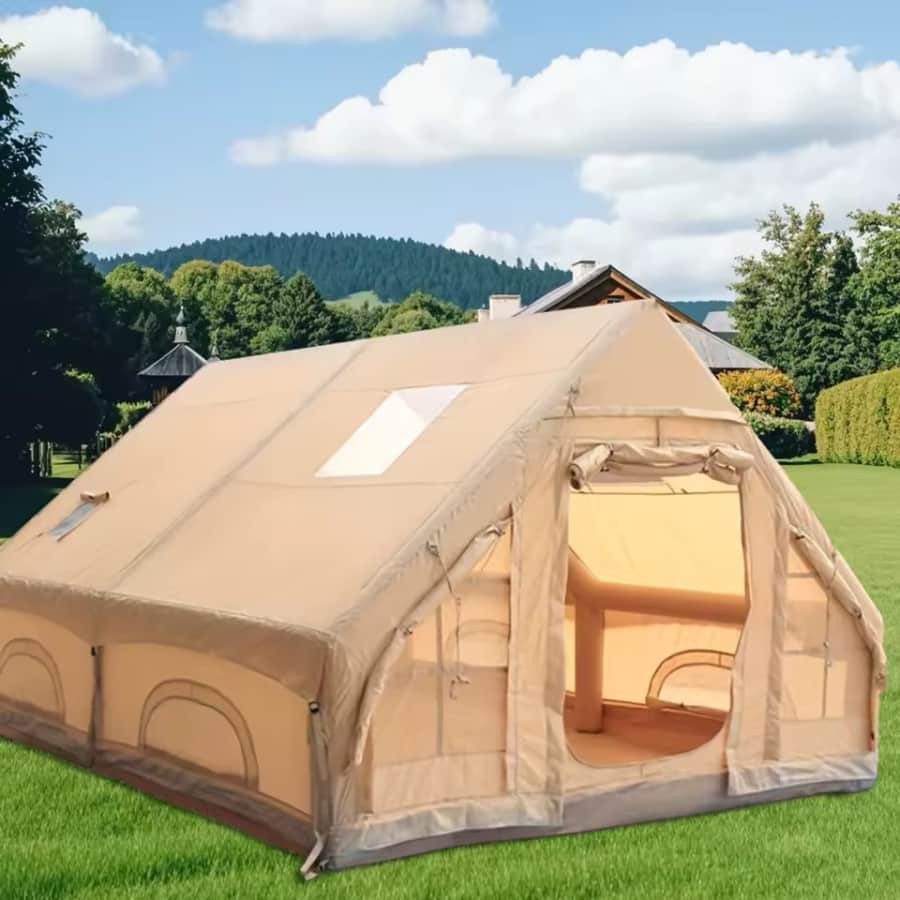 Inflatable 7' x 9' Camping Tent: $156.75 Inflatable 7' x 9' Camping Tent: $156.75