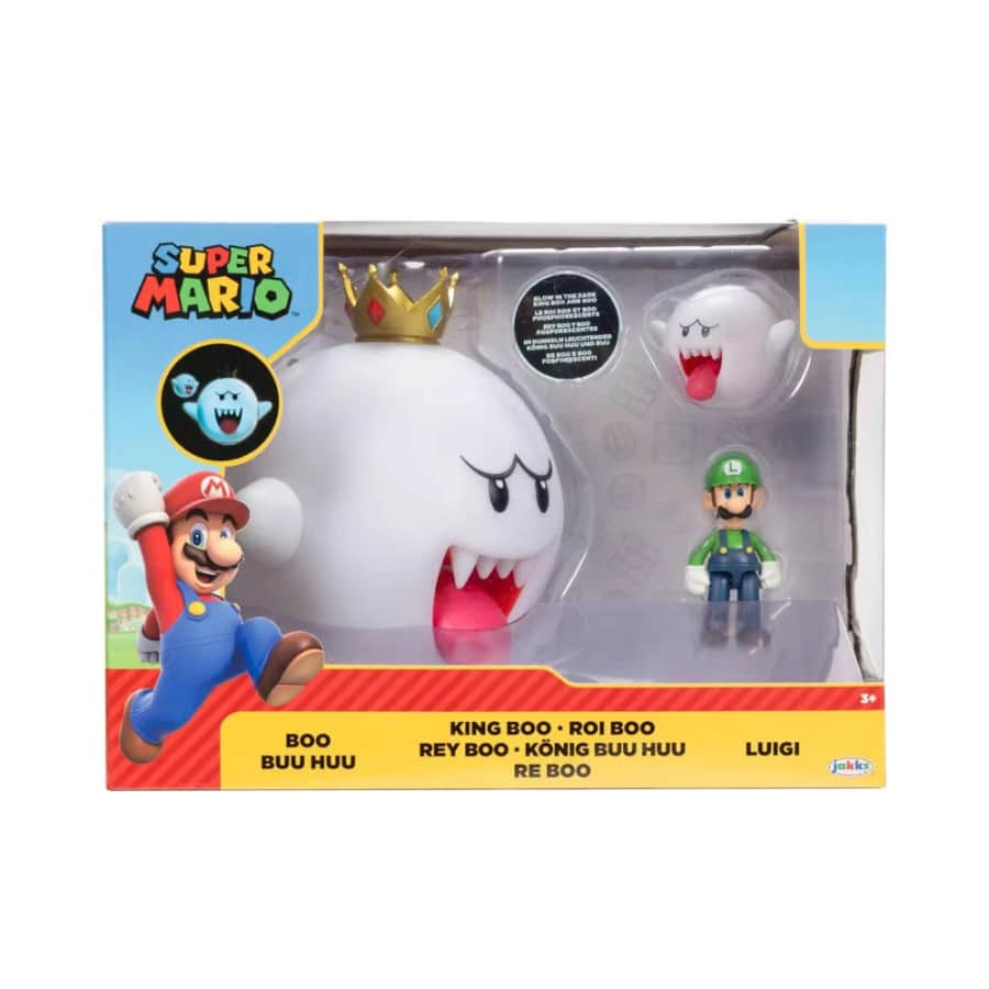 Nintendo King Boo w/ Luigi Action Figure Set: $14.99 Nintendo King Boo w/ Luigi Action Figure Set: $14.99