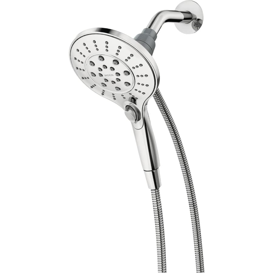Moen Engage Chrome Magnetix Six-Function 5.5" Wide Handheld Shower Head: $46 Moen Engage Chrome Magnetix Six-Function 5.5" Wide Handheld Shower Head: $46