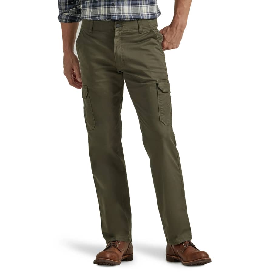 Lee Men's Extreme Comfort Cargo Straight Fit Twill Pant: $20 Lee Men's Extreme Comfort Cargo Straight Fit Twill Pant: $20
