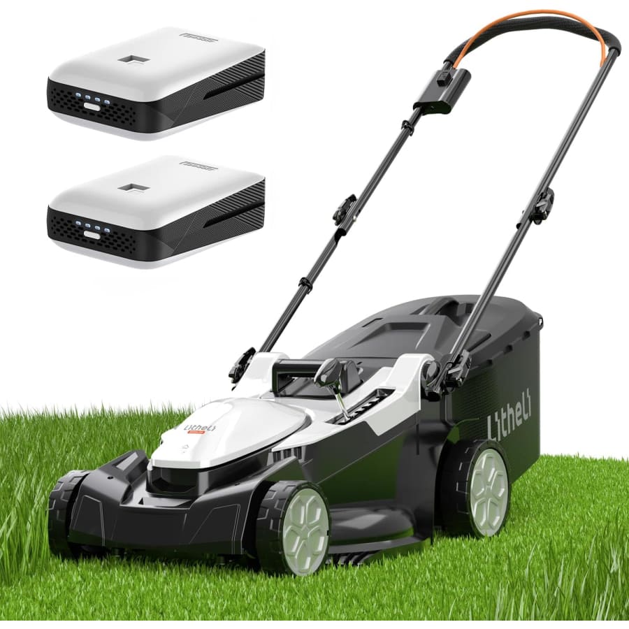 Litheli 40V Cordless 16" Lawn Mower with 2 Batteries: $169.89