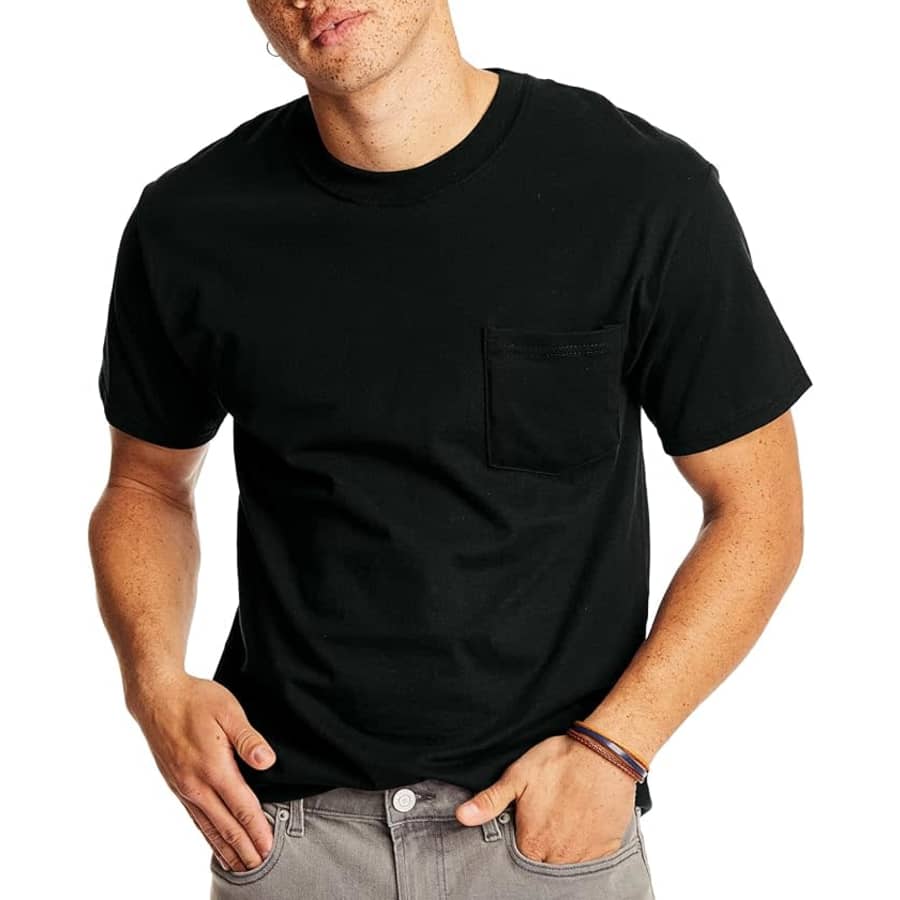 Hanes Men's Heavyweight Pocket T-Shirt: $7 Hanes Men's Heavyweight Pocket T-Shirt: $7