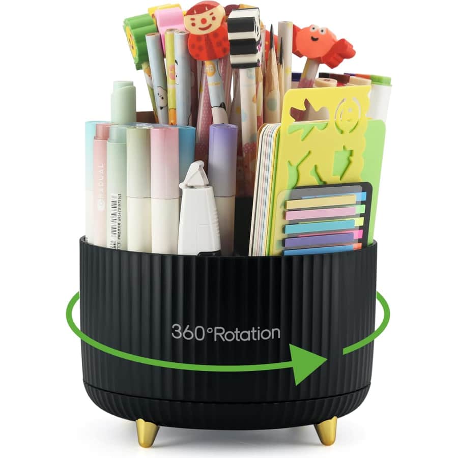 Rotating Pen Organizer: $4.99