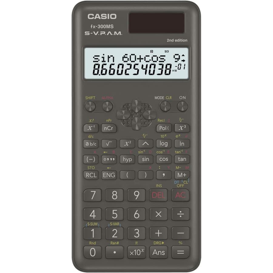 Casio fx-300MS Plus 2nd Edition Standard Scientific Calculator: $9.49 Casio fx-300MS Plus 2nd Edition Standard Scientific Calculator: $9.49