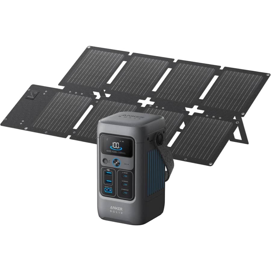 Anker Solix C200 DC Solar Generator w/ 60W Solar Panel: $160 Anker Solix C200 DC Solar Generator w/ 60W Solar Panel: $160