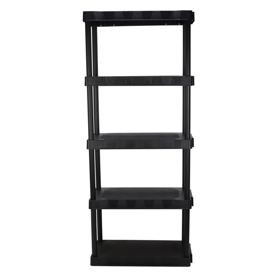 Hyper Tough 5-Shelf Plastic Shelving Unit: $39.68