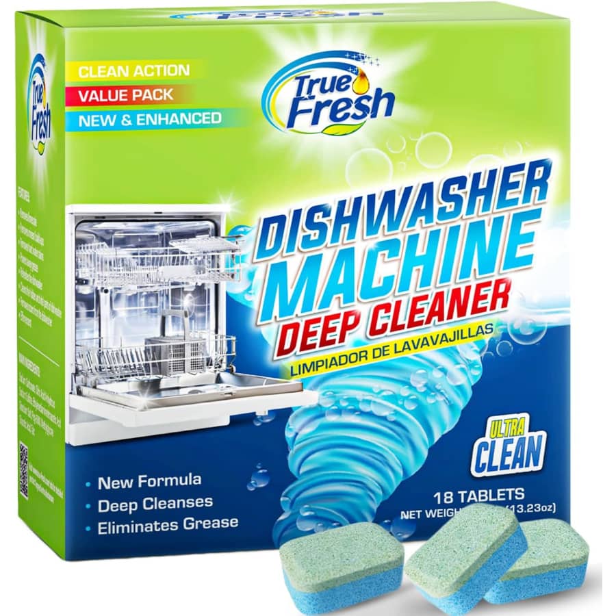 True Fresh Dishwasher Cleaner Tablets 18-Pack: $12 via Sub & Save
