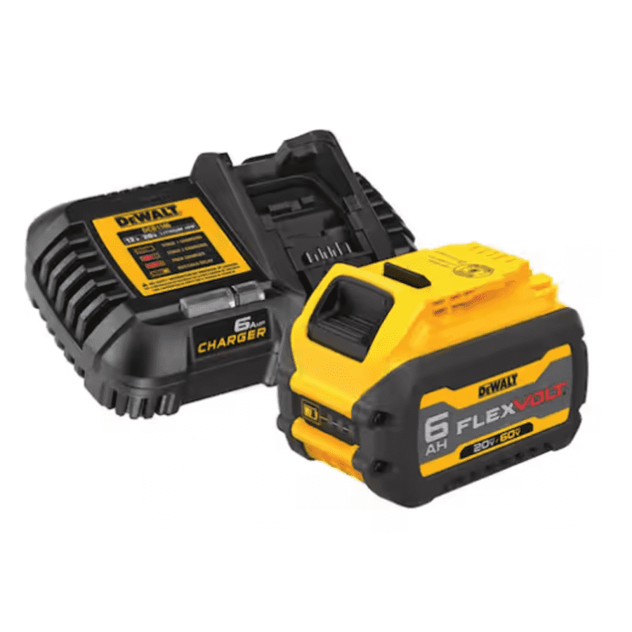 DeWalt FlexVolt 20V/60V Max Lithium-Ion 6.0Ah Battery Pack w/ Charger: Free w/ Tool Purchase DeWalt FlexVolt 20V/60V Max Lithium-Ion 6.0Ah Battery Pack w/ Charger: Free w/ Tool Purchase