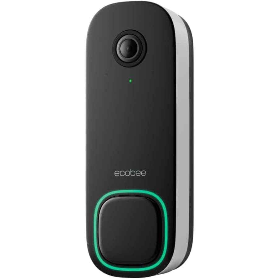Ecobee Wired Smart Video Doorbell Camera with Night Vision: $100 Ecobee Wired Smart Video Doorbell Camera with Night Vision: $100