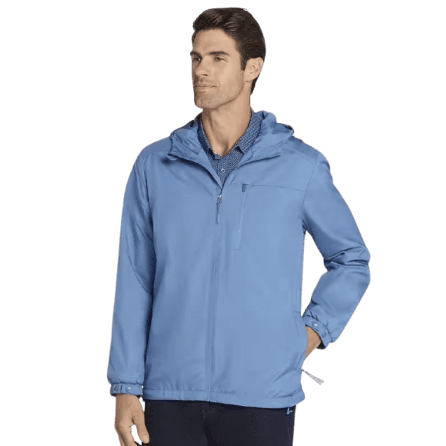 Jos. A. Bank Men's Traveler Collection Tailored Fit Tech Hooded Jacket: $14.99 Jos. A. Bank Men's Traveler Collection Tailored Fit Tech Hooded Jacket: $14.99