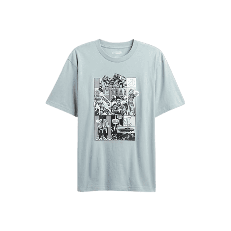 Gap Factory x Marvel Men's Fantastic Four Everyday Soft Relaxed Graphic T-Shirt: $8.16