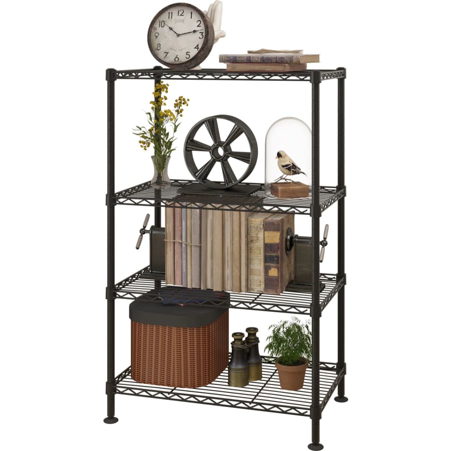 Ktaxon 4-Tier Wire Shelving Unit: $29