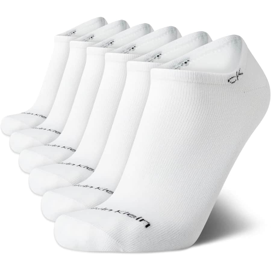 Calvin Klein Men's No Show Socks 6-Pack: $12.99