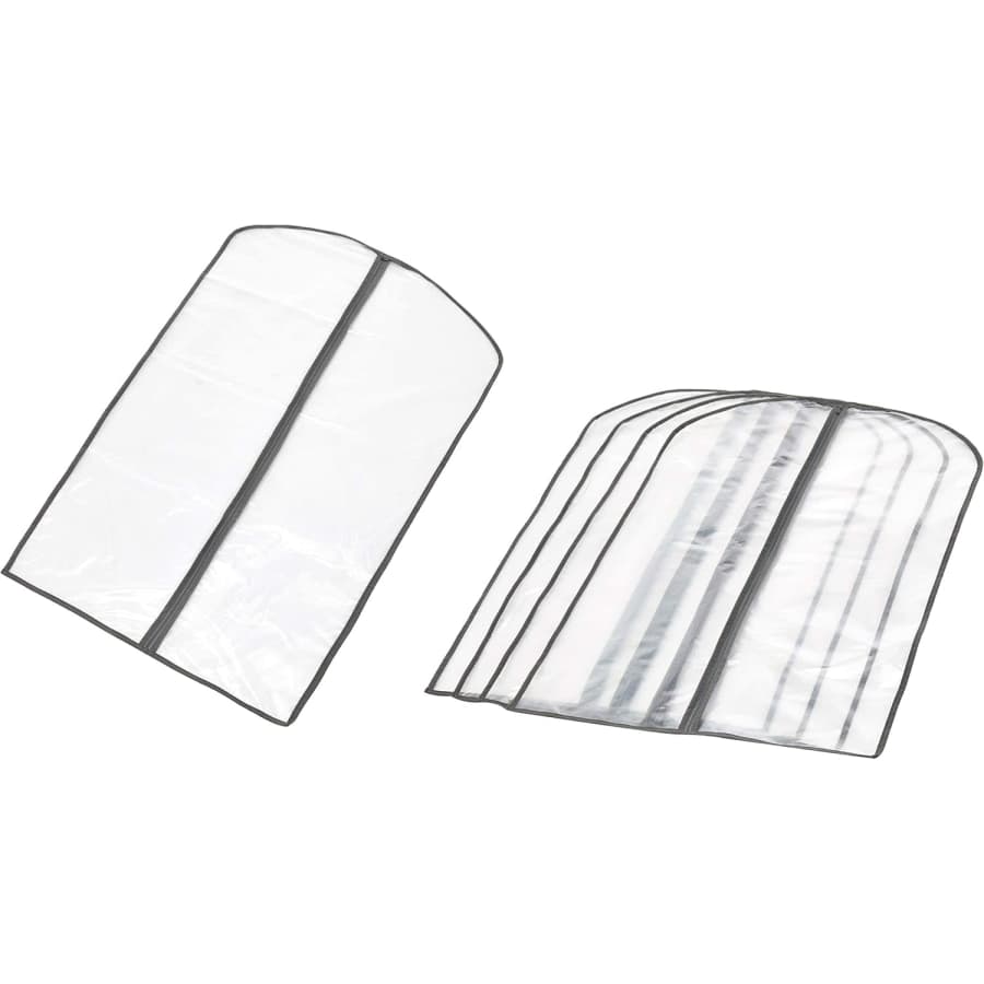 Amazon Basics Zippered Peva Garment Storage Bag 5-Pack: $11