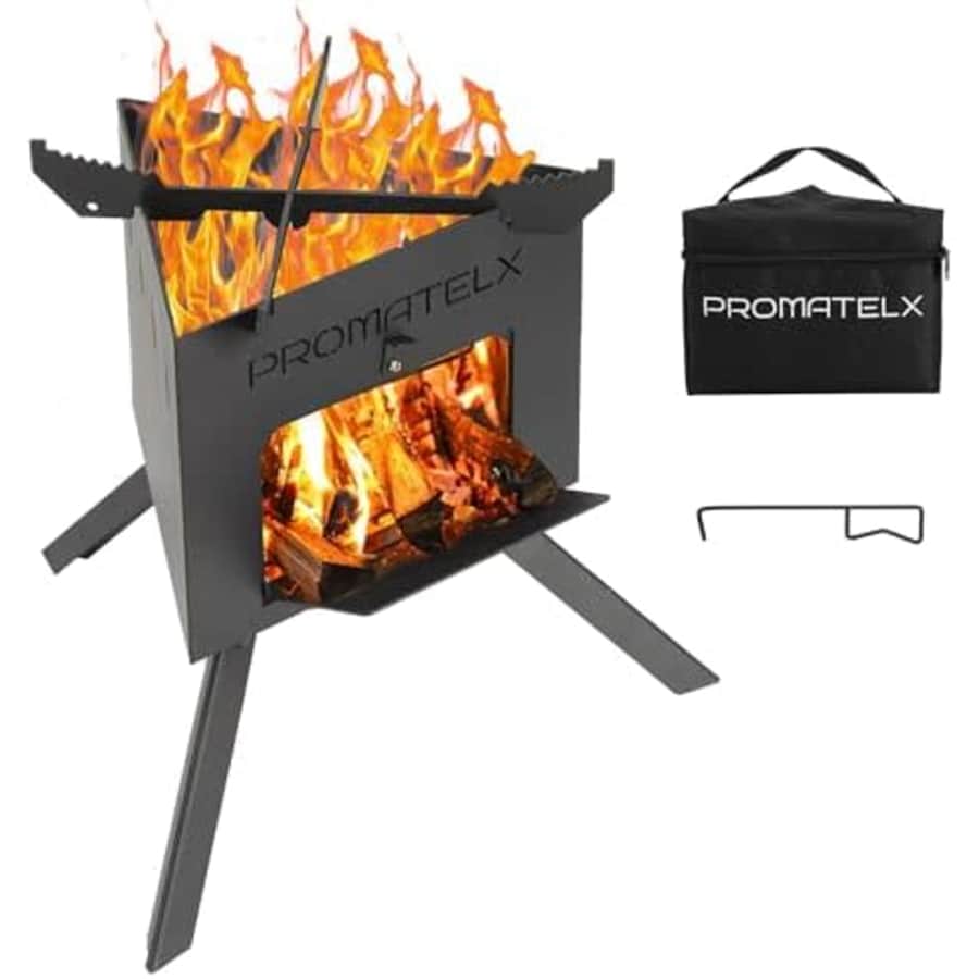 Portable Wood-Burning Tripod Stove: $24.49 Portable Wood-Burning Tripod Stove: $24.49