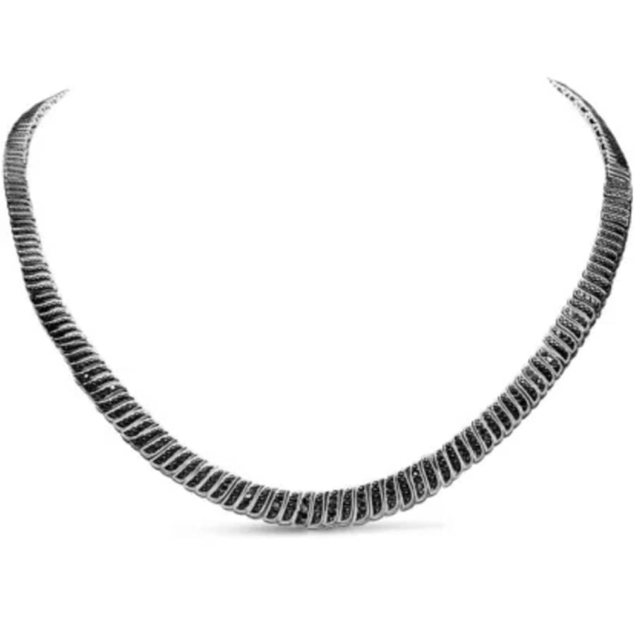 1-TCW Diamond Graduated Collar Necklace: $98 1-TCW Diamond Graduated Collar Necklace: $98