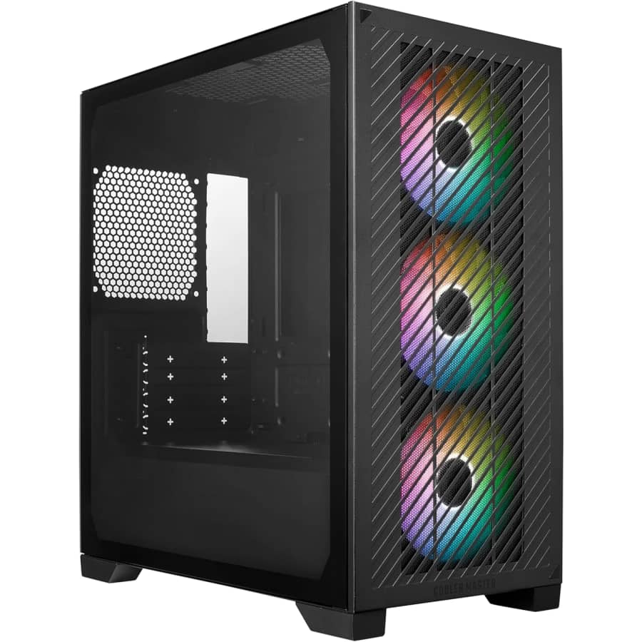 Cooler Master Elite 301 Micro-ATX High Airflow Minimalist PC Case: $41