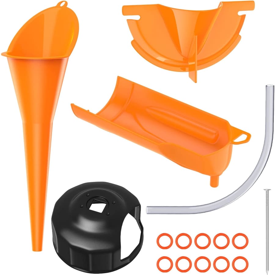 Moko 16-Piece Car Oil Wrench Set & Funnel Kit: $11