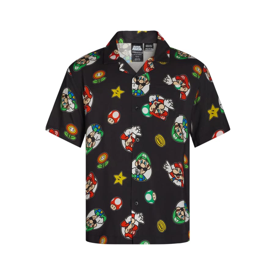 Nintendo Men's Character Toss Button-Up Shirt: $9.71 Nintendo Men's Character Toss Button-Up Shirt: $9.71