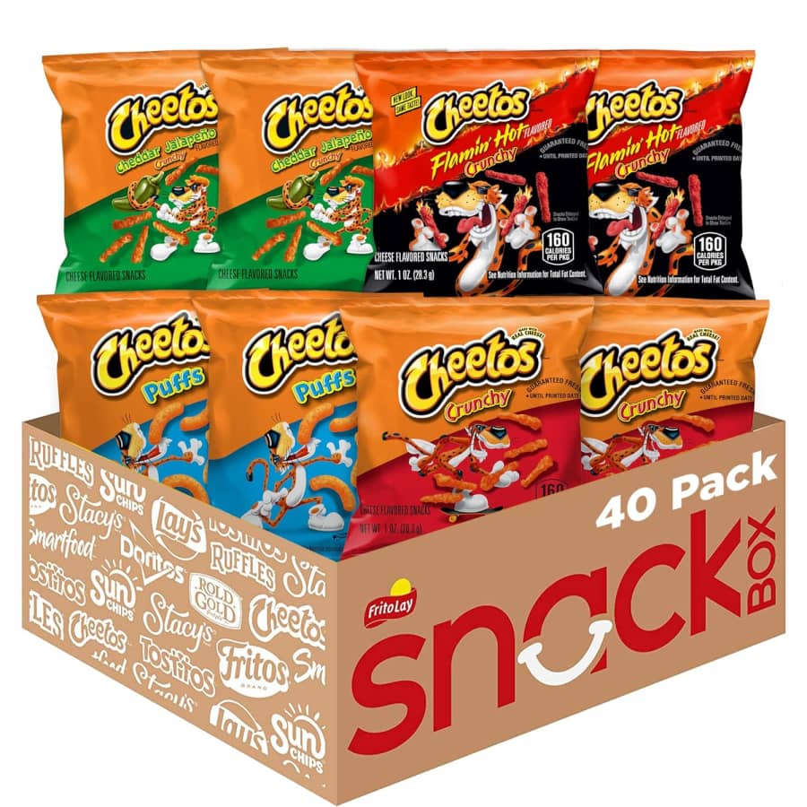 Cheetos Cheese Flavored Snacks Variety 40-Pack: $12 via Sub & Save