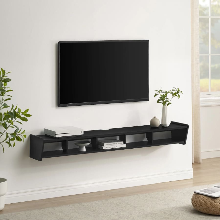 Walker Edison Minimalist Floating TV Stand for up to 70" TVs: $90.99