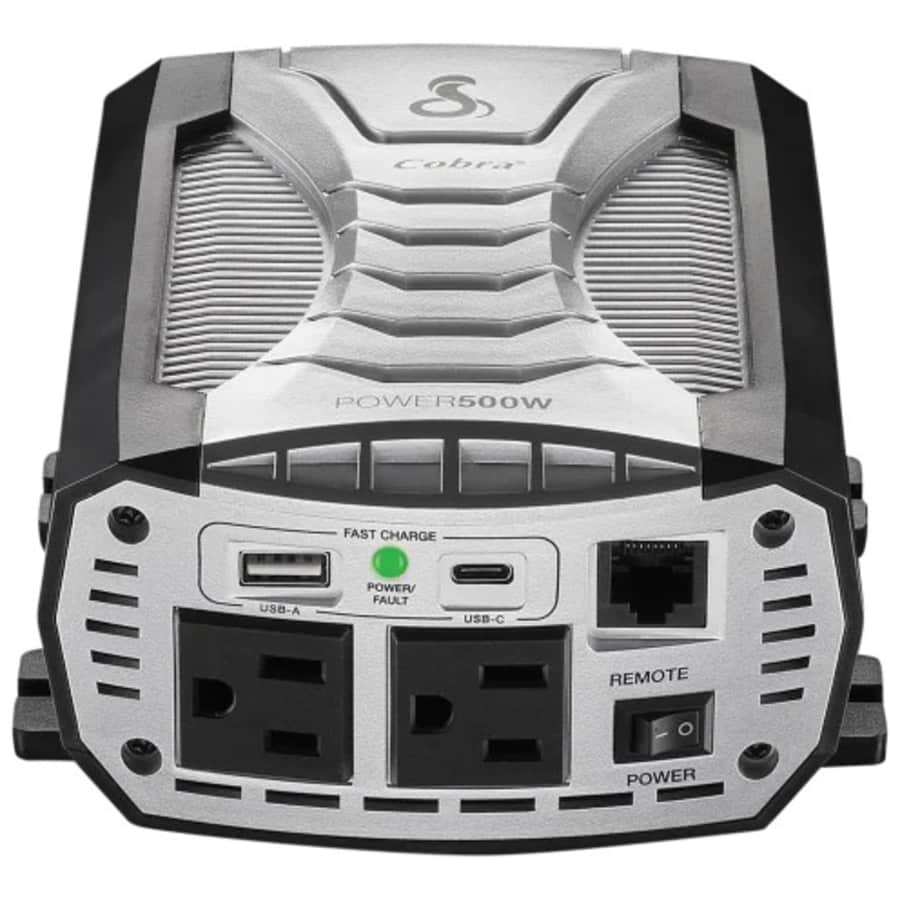 Refurb Cobra 500W Portable Power Inverter: $15