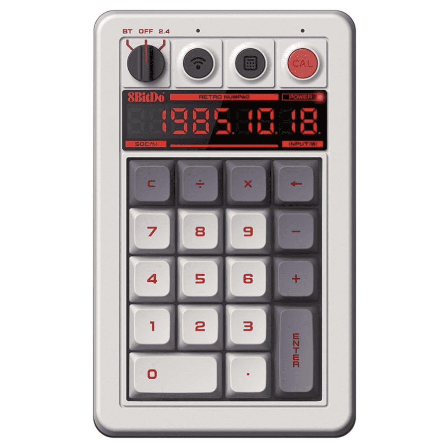 8Bitdo Retro 18 2-in-1 Mechanical Numpad & Calculator: $34.90 8Bitdo Retro 18 2-in-1 Mechanical Numpad & Calculator: $34.90