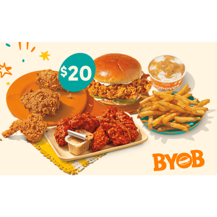 Popeyes Build Your Own Bundle: $20 Popeyes Build Your Own Bundle: $20