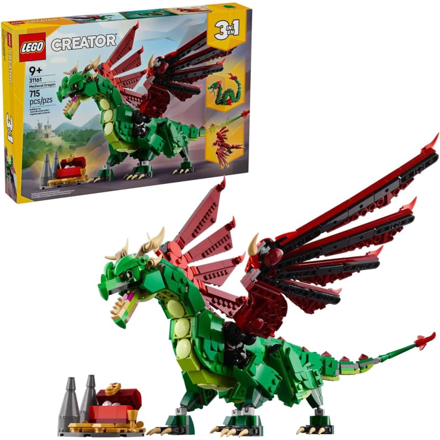 LEGO Creator 3-in-1 Medieval Dragon: $48
