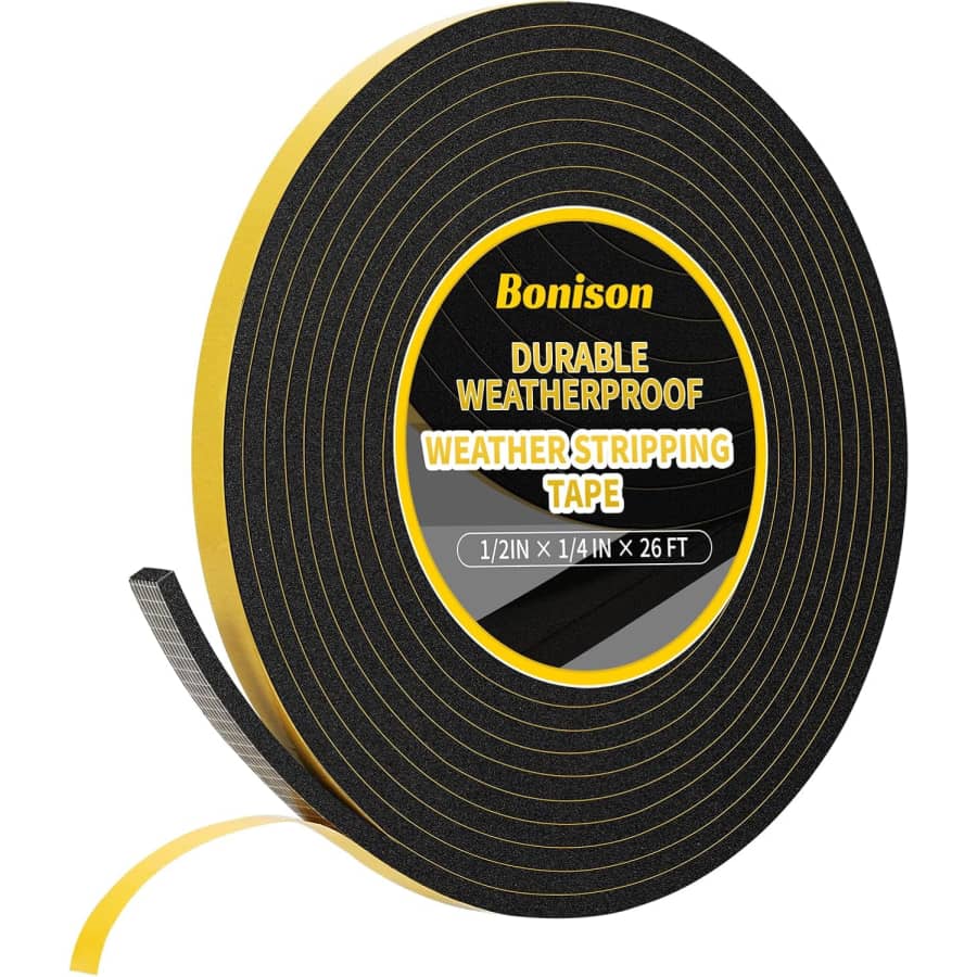 1/2"x1/4"x26-Foot Weather Stripping Door Seal: $4.99 1/2"x1/4"x26-Foot Weather Stripping Door Seal: $4.99