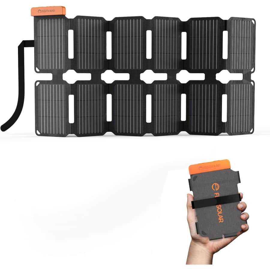 FlexSolar 36W Flexible Solar Charger: $44.99