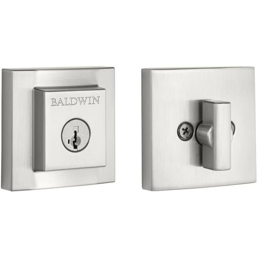 Baldwin Spyglass Single Cylinder Front Door Deadbolt: $14