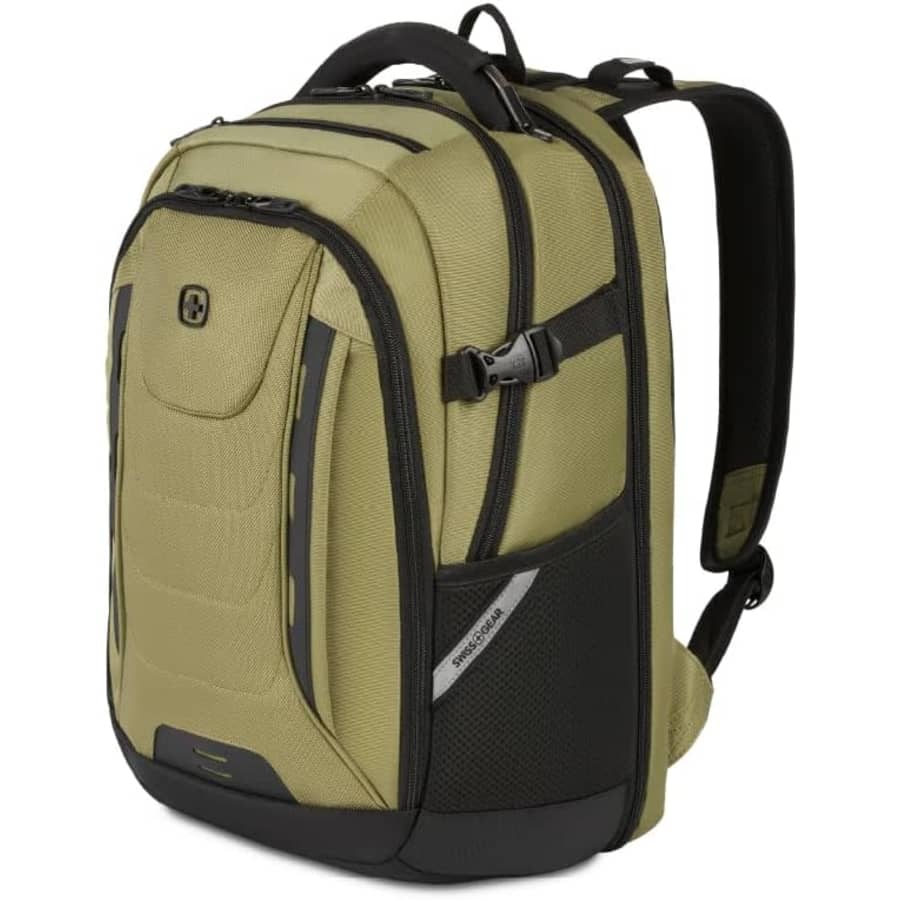 SwissGear Travel Tech Pro Laptop Backpack: $49