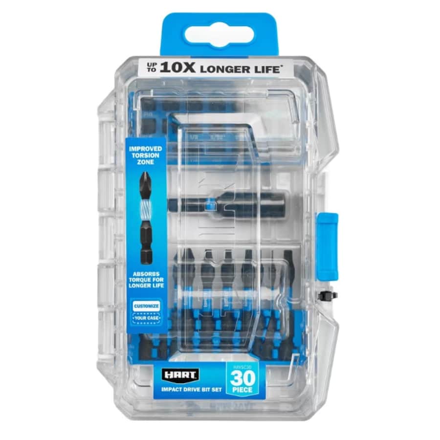 Hart 30-Piece Impact Drive Bit Set: $6.97 Hart 30-Piece Impact Drive Bit Set: $6.97