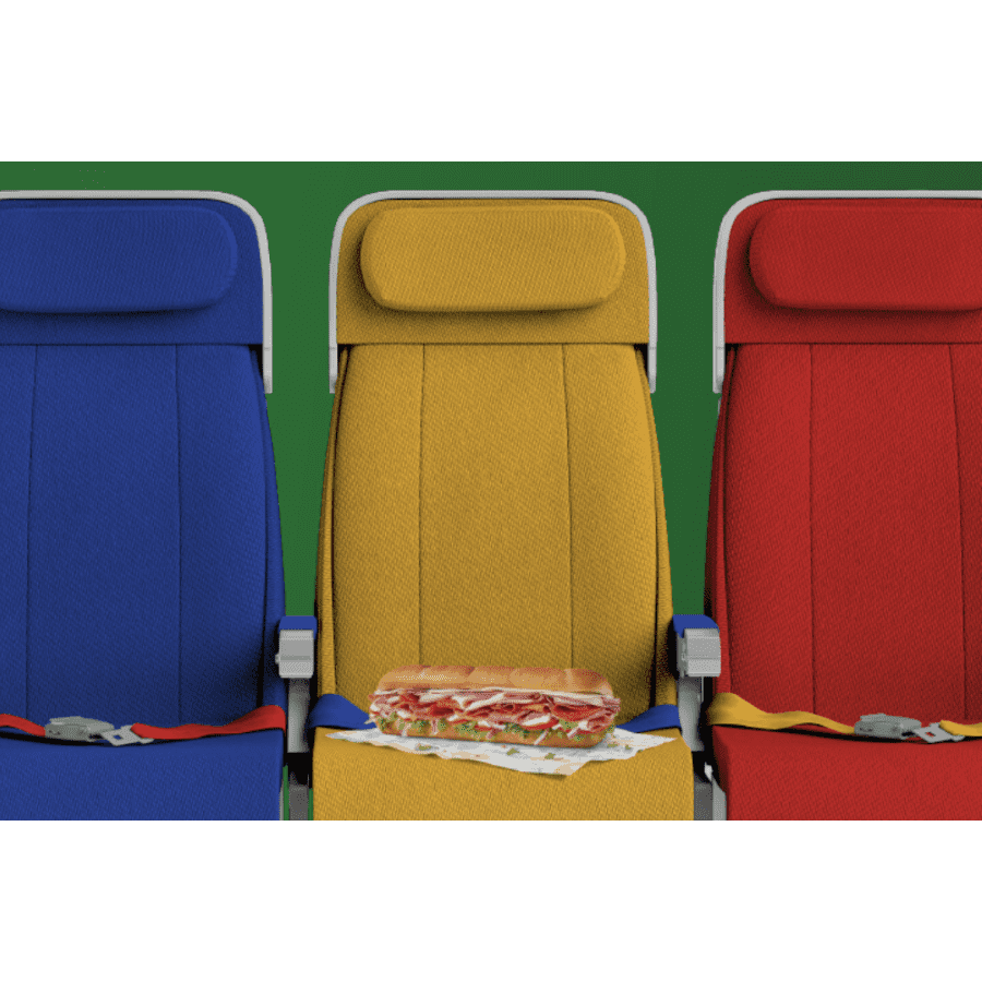 Subway Middle Seat Offer: Free $20 gift card if you're in the dreaded seat Subway Middle Seat Offer: Free $20 gift card if you're in the dreaded seat