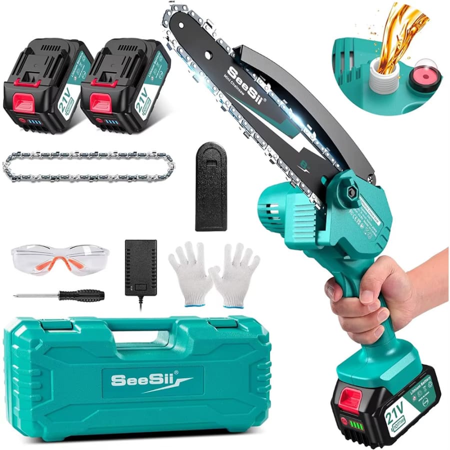 Seesii 8" Electric Cordless Mini Chainsaw: $51 Seesii 8" Electric Cordless Mini Chainsaw: $51