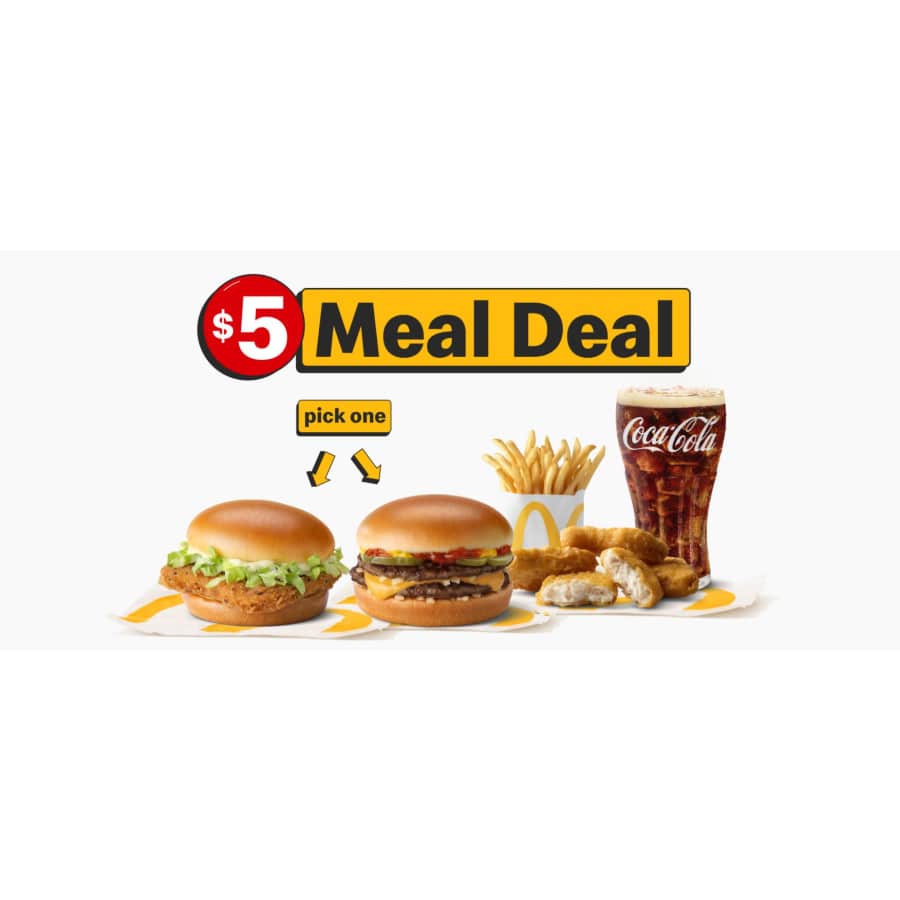 McDonald's Meal Deal: $5 McDonald's Meal Deal: $5