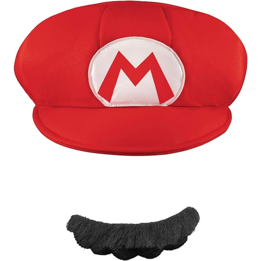 Super Mario Bros. Mario Adult Costume Hat & Mustache: $12