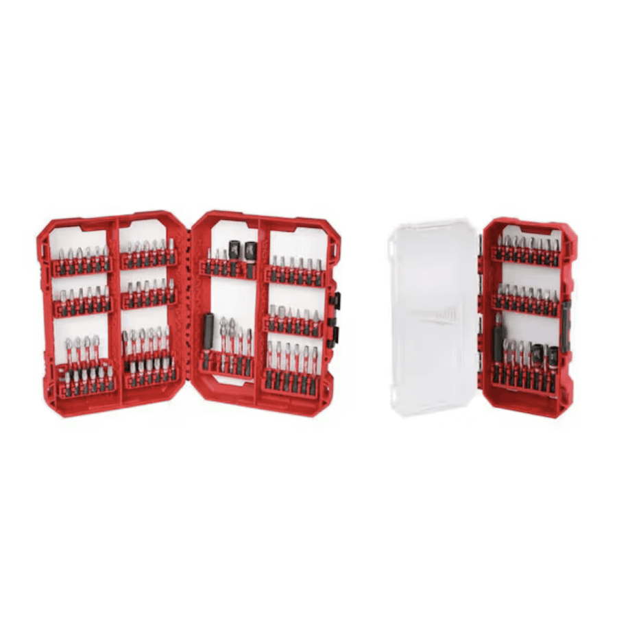Milwaukee 99-Piece Shockwave Impact Duty Alloy Steel Screw Driver Bit Set w/ Packout Case: $26