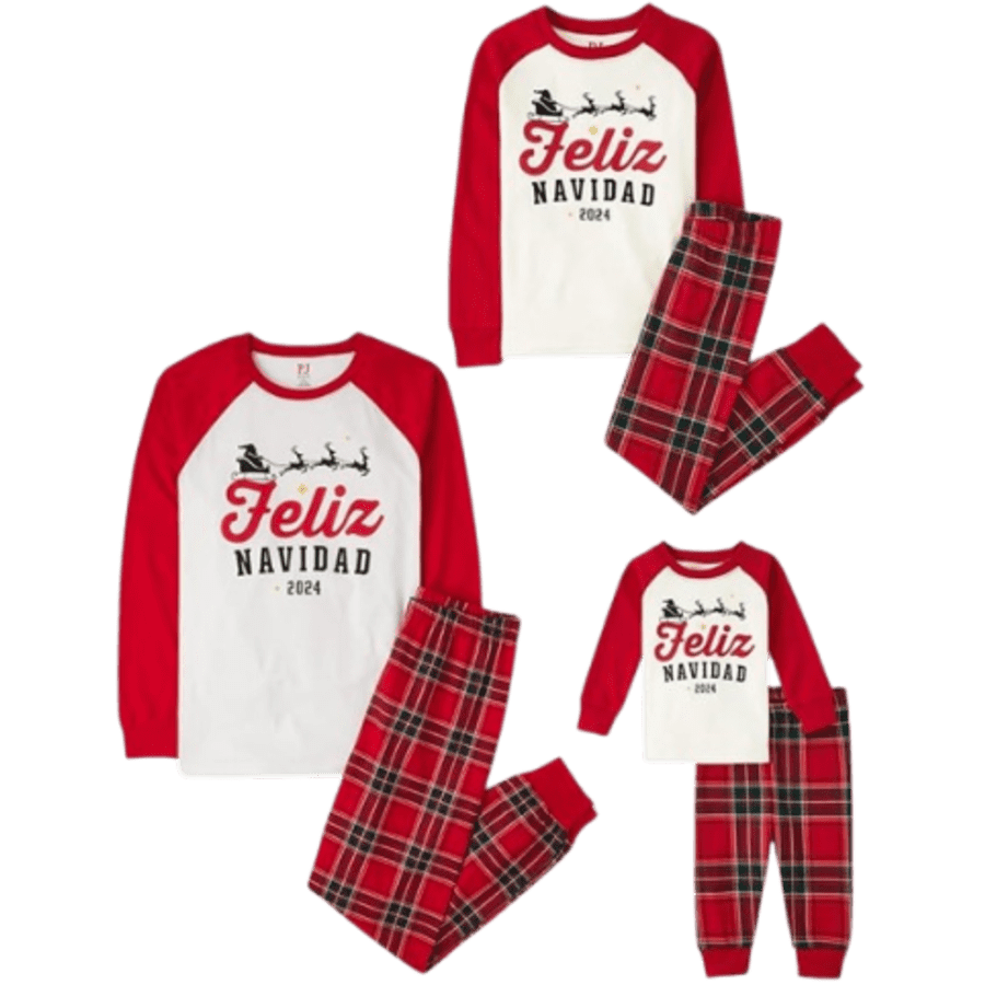 The Children's Place Family Matching Holiday Pajama Sets: From $4.57