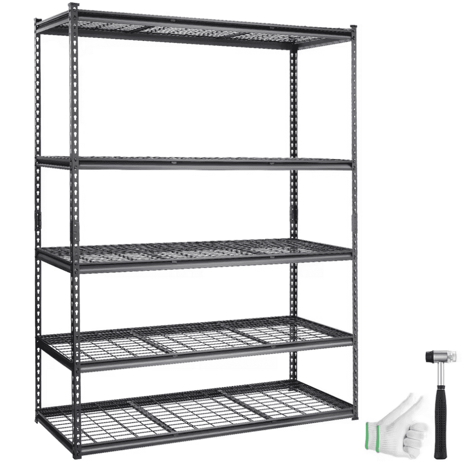 SucceBuy 5-Tier Shelving Unit: $87