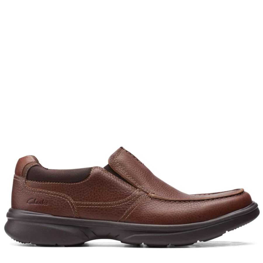 Clarks Mens Bradley Free Leather Shoes: $45