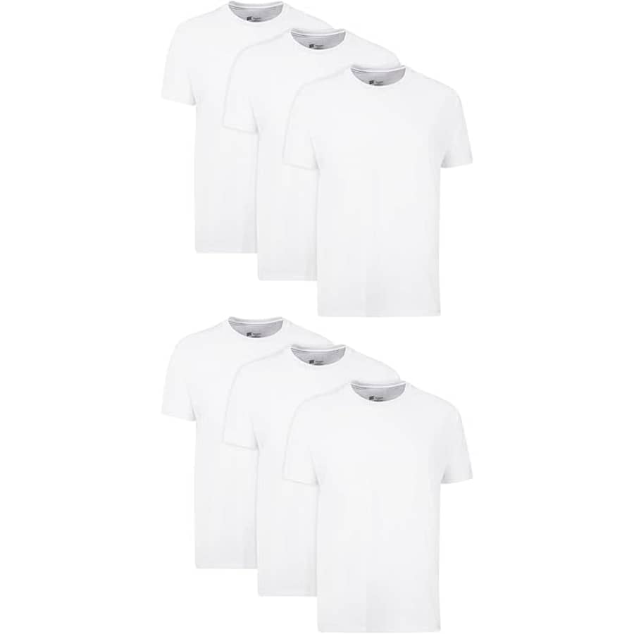 Hanes Men's Best Undershirts 6-Pack: $14 w/ Prime