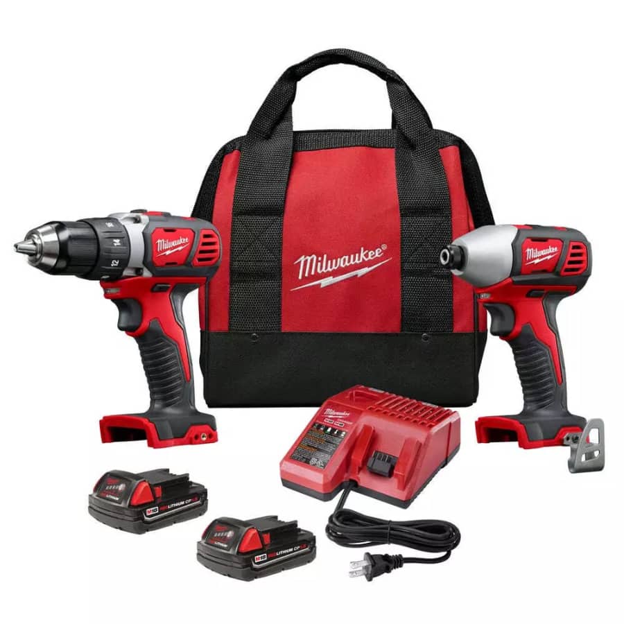 Milwaukee M18 18V Cordless Li-Ion Drill Driver / Impact Driver Combo Kit: $135 Milwaukee M18 18V Cordless Li-Ion Drill Driver / Impact Driver Combo Kit: $135
