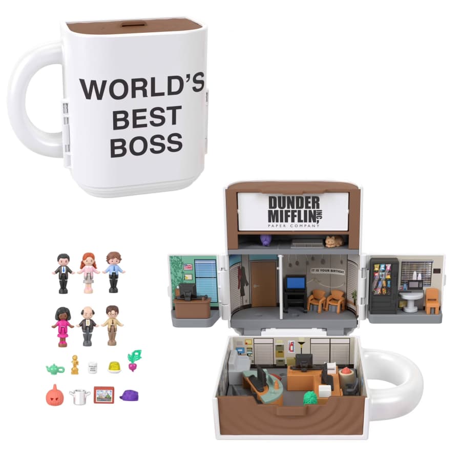 Polly Pocket x The Office Best Boss Mug Compact: $21.10